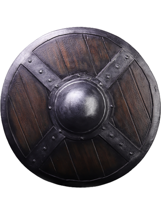 Trollfelsen 50cm LARP-Rundschild "Crios" 